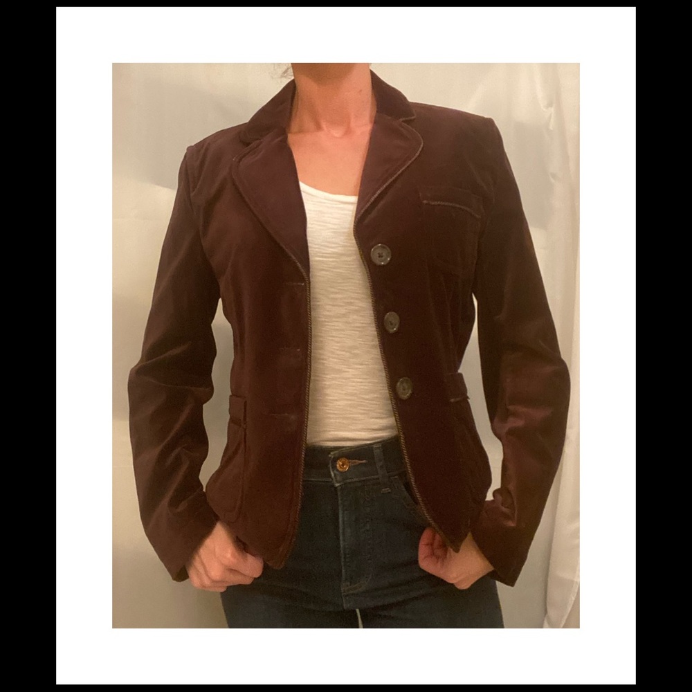 Willi Smith brown suede blazer